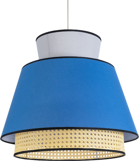 GloboStar Saige Blue Boho Grid Ceiling Light with E27 Socket 50x50x45cm