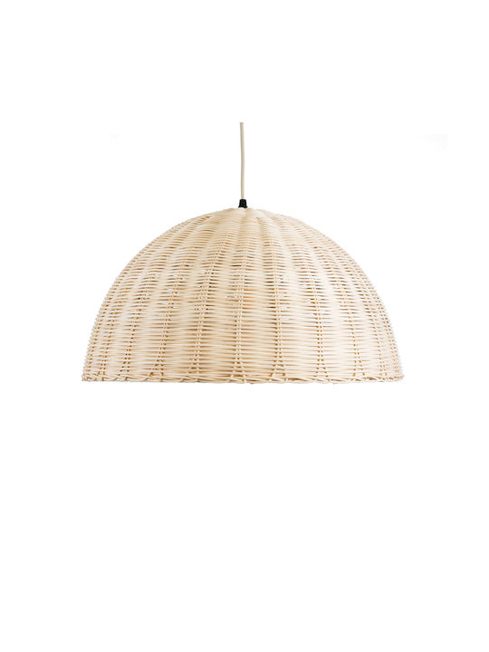 GloboStar Montana Deckenleuchte Beiges Boho Raster mit Lampenbirnensockel E27 50x25x25cm