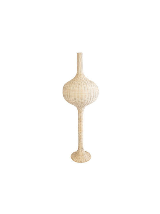 GloboStar Aladdin Stehleuchte H150xB50cm. mit Fassung für Lampe E27 Beige