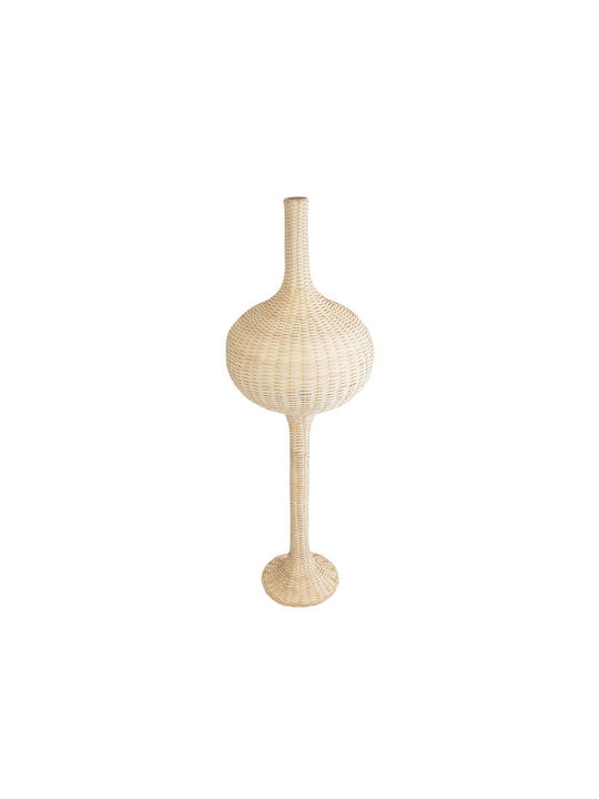 GloboStar Aladdin Stehleuchte H150xB50cm. mit Fassung für Lampe E27 Beige