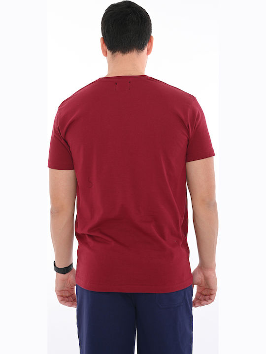 Bodymove Тениска BORDO