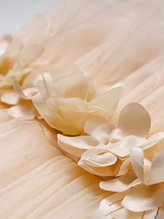Детска Рокля Тюл Обикновени Beige