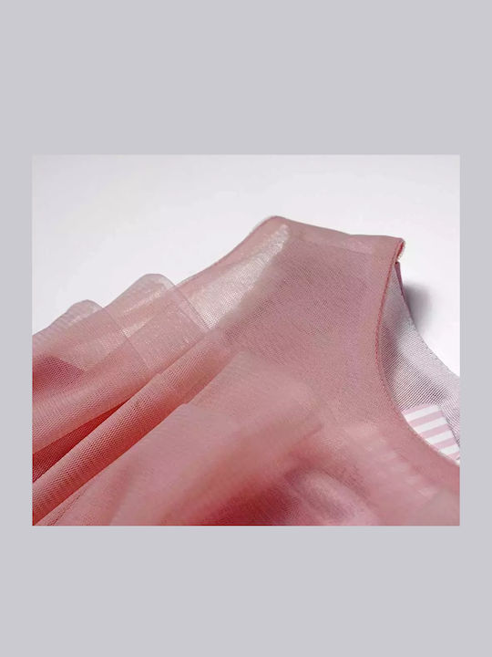 Детска Рокля Тюл Обикновени Pink