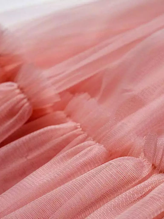 Детска Рокля Тюл Обикновени Pink