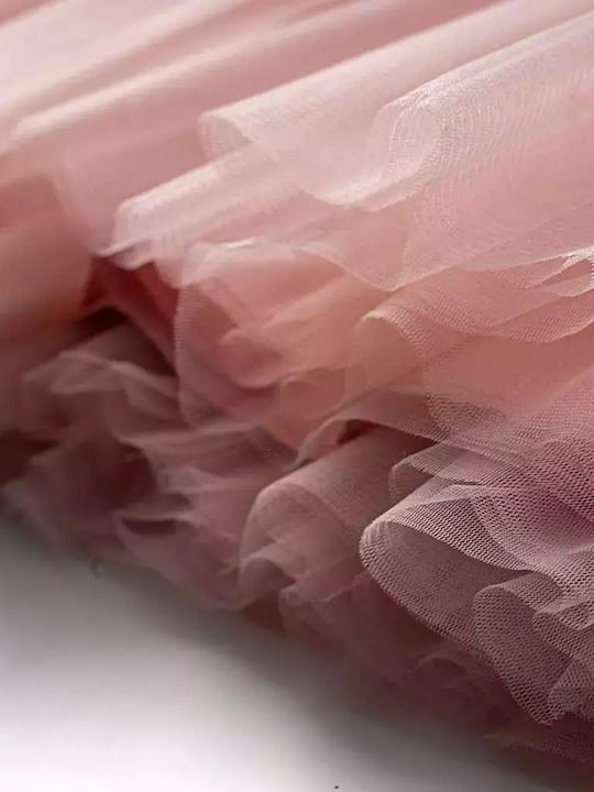 Детска Рокля Тюл Обикновени Pink