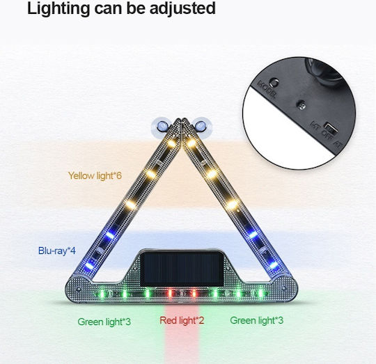 Rechargeable Car Warning Light LED