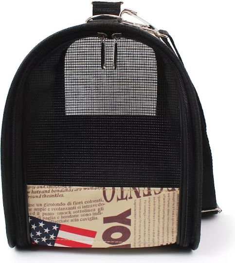 Dog/Cat Carrying White Shoulder Bag for 7kg Pets L21xW40xH27cm