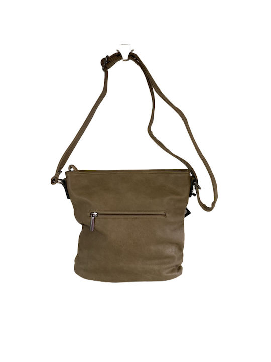 Paolo Bags Damen Tasche Crossbody Khaki