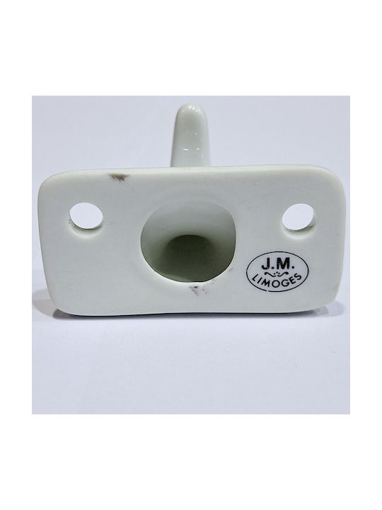 Agățătoare De Perete Din Polirosină Albă 6x3.8x3cm