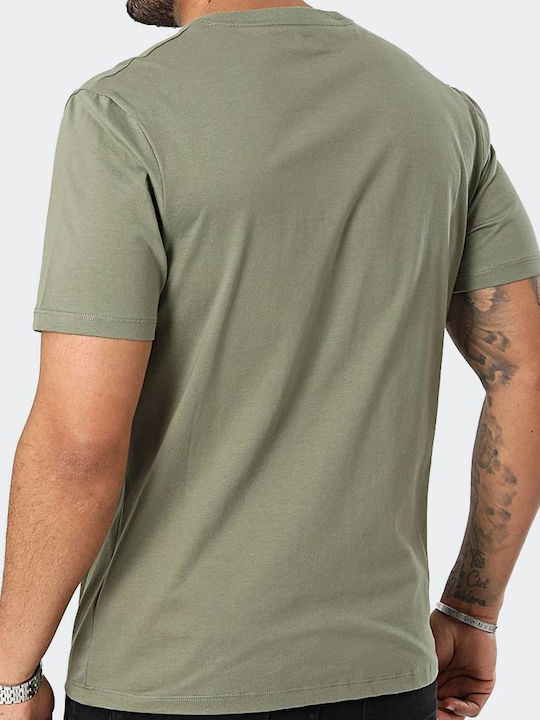 Timberland T-shirt Bărbătesc cu Mânecă Scurtă Verde