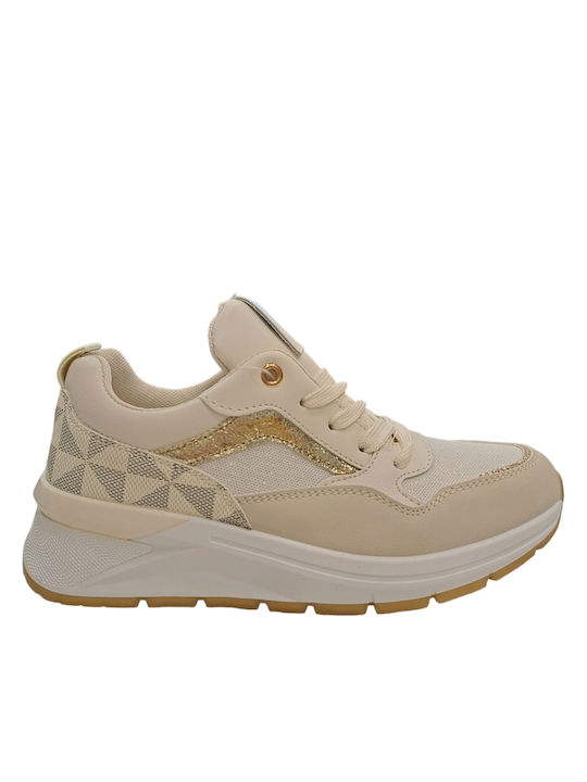 Remix Damen Sneakers Beige