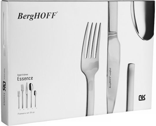 BergHOFF Σετ Μαχαιροπίρουνα Ανοξείδωτα Ασημί 30τμχ