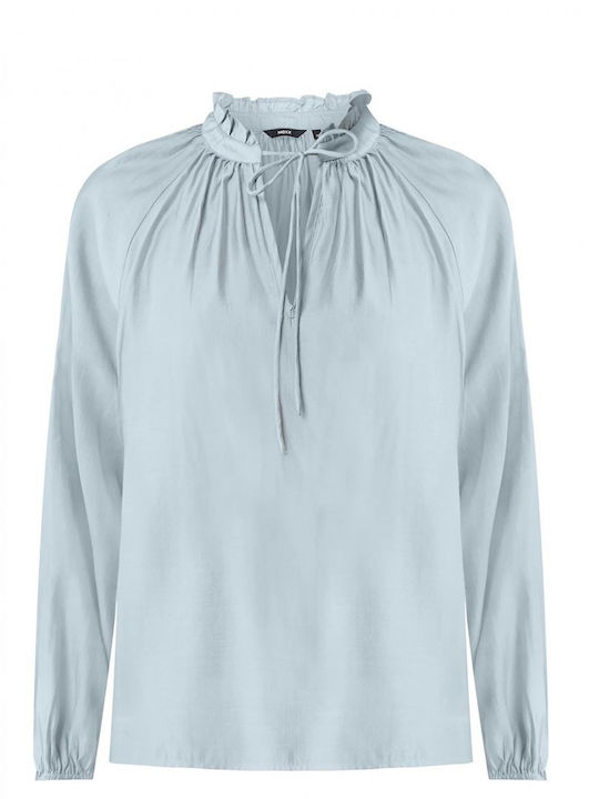 Women's Summer Blouse Long Sleeve Lavender