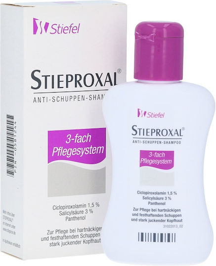 Sampon Stiefel Stieproxal Cu Ciclopiroxolamină Anti-mătreață Împotriva Neurodermatitei și Psoriazisului