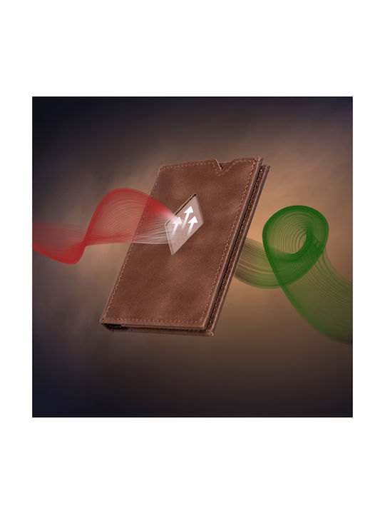 Leather Men's Wallet Cards with RFID