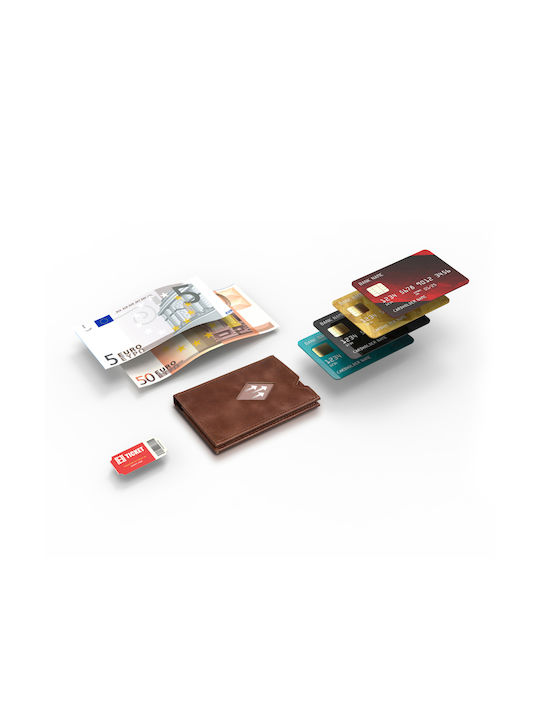 Leather Men's Wallet Cards with RFID