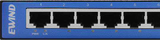 Ewind EW-S1508CF Unmanaged L2 Switch with 8 Ethernet Ports