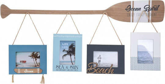 Home&Styling Collection Πολυκορνίζα Τοίχου Ξύλινη 39x41 Home&Styling Collection Πολυκορνίζα Τοίχου Ξύλινη 39x41