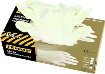 FFG Γάντια Εργασίας μιας Χρήσης Latex