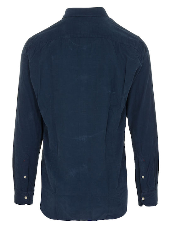 U.S. Polo Assn. Herrenhemd Langärmelig Baumwolle Blue