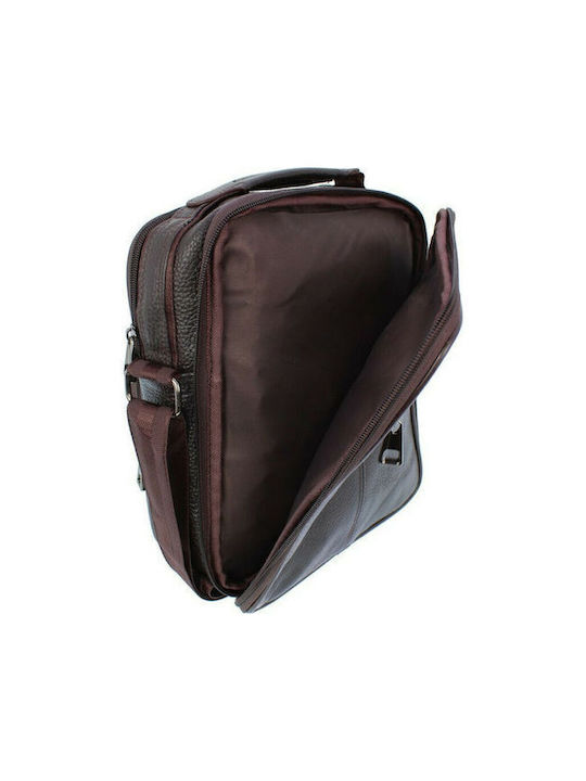 Annie Leather Leather Men's Bag Handbag Brown