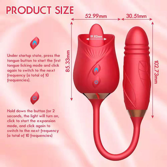 La Lolita Amsterdam Riri Clitoral Vibrator Red