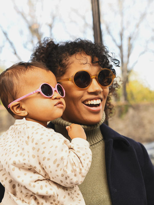 KiETLA Unbreakable Baby Kids Sunglasses Pink For 0-1 Year D1SUNPEONY