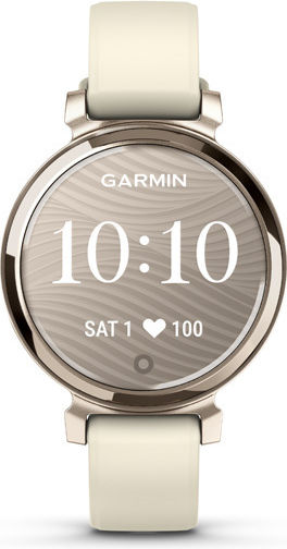 Garmin Lily 2 Aluminium Αδιάβροχο Smartwatch με Παλμογράφο (Cream Gold / Coconut)