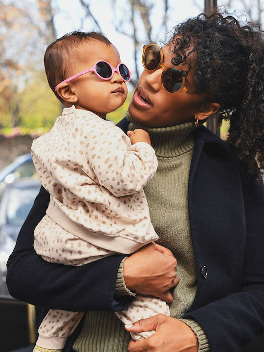 KiETLA Unbreakable Baby Kids Sunglasses Pink For 0-1 Year D1SUNPEONY