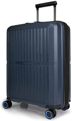 Bg Berlin Guido Cabin Travel Suitcase Hard Dark Blue with 4 Wheels Height 55cm BG003/03/GU/20DB