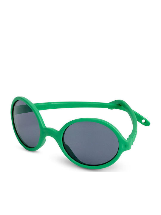 Kietla Sunglasses Wazz 1-2 Years - Round Green