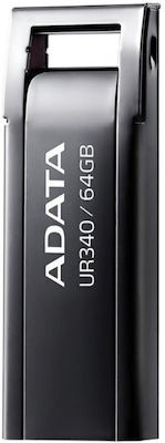 Adata Ur340 64GB USB 2.0 Stick Negru