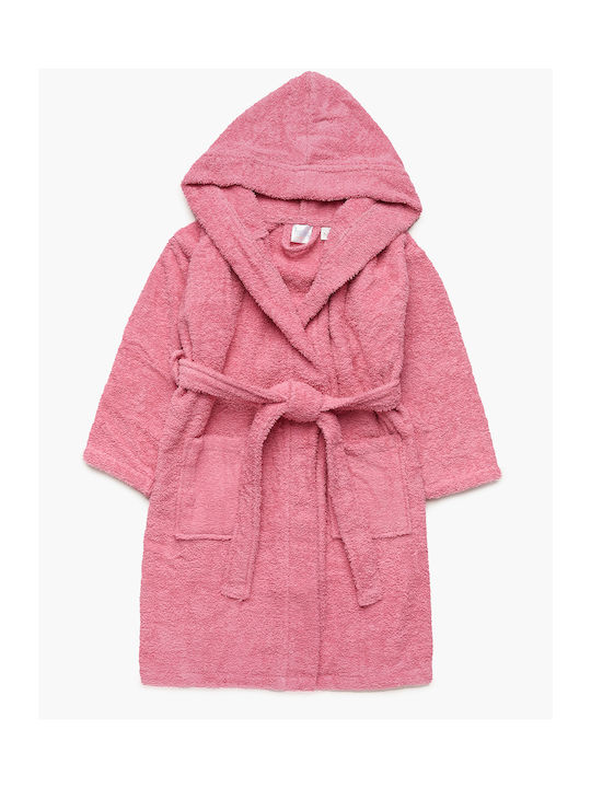 Eleten Παιδικό Μπουρνούζι Pink mit Kapuze