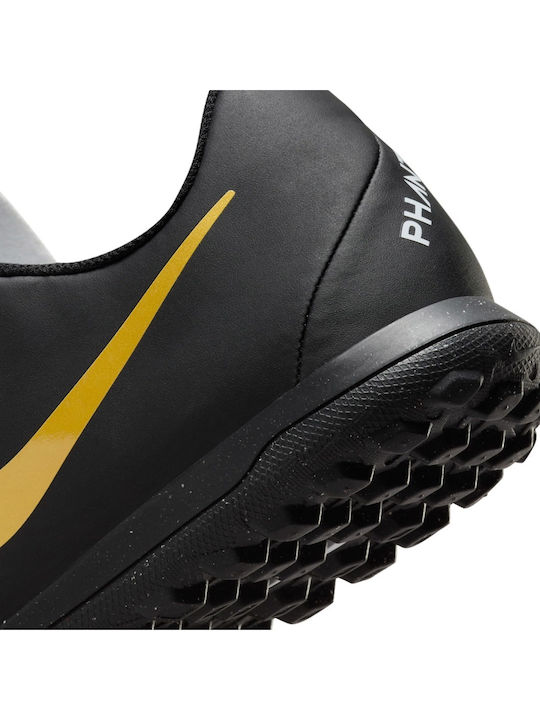 Nike Phantom GX II Club Football Shoes with Molded Cleats White / Metallic Gold Coin / Black