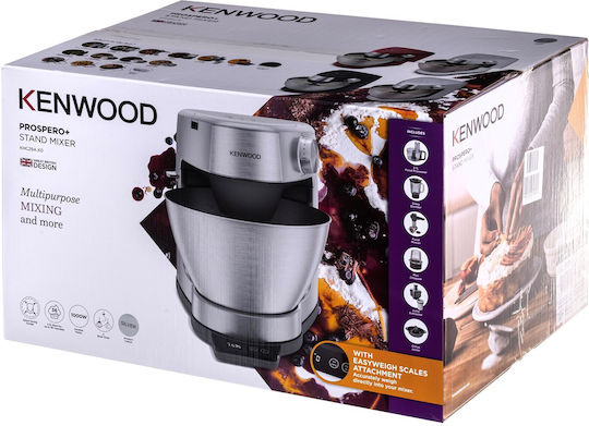 Kenwood Prospero+ Стенд миксер 1000W с Неръждаема Купа 4.3лт