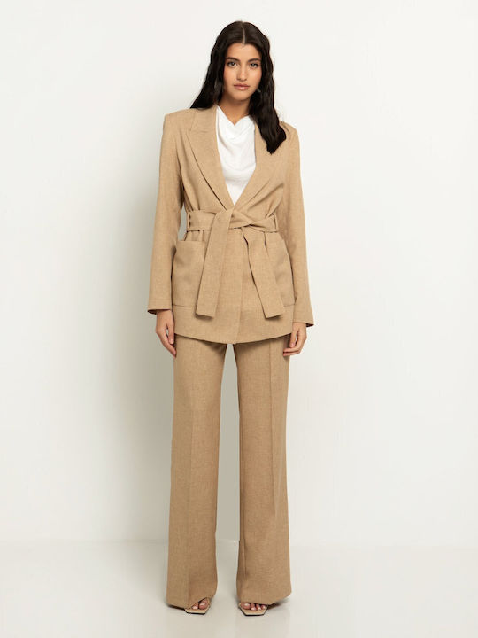 Toi&Moi Women's Blazer Beige