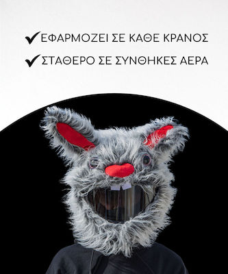 Κάλυμμα κράνους "CRAZY BUNNY"