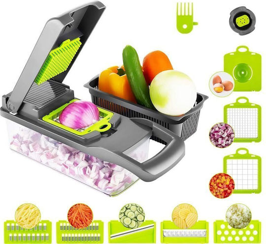 Premium Grater for Fruits & Vegetables Made of Stainless Steel with Container