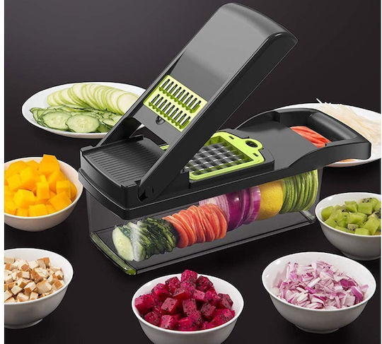 Premium Grater for Fruits & Vegetables Made of Stainless Steel with Container