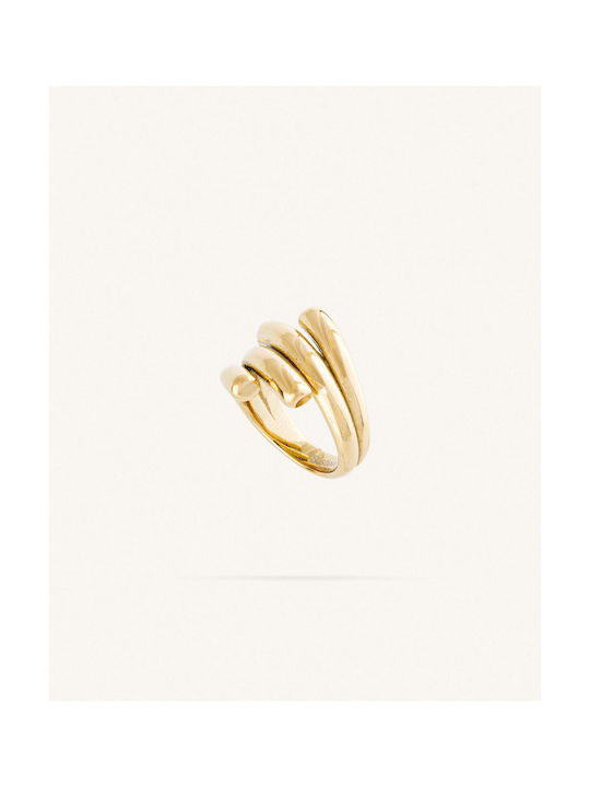 StanStefan Women's Ring from Steel Gold Plated