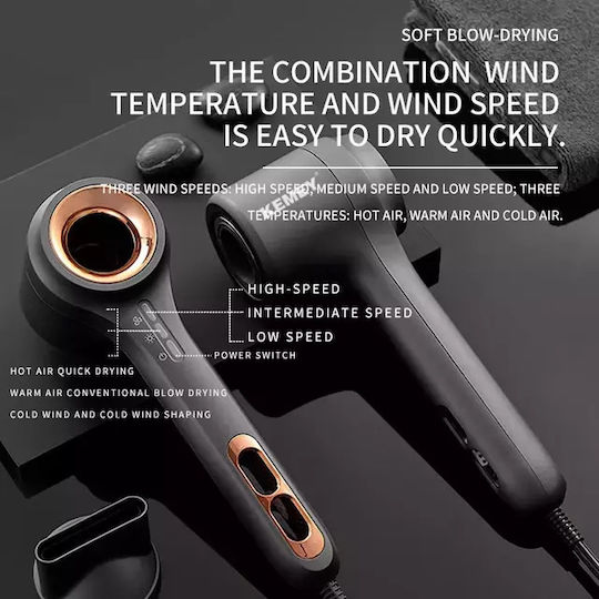 Kemei Επαγγελματικό Πιστολάκι Μαλλιών 1500W