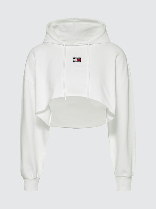 Tommy Hilfiger Women's Hooded Sweatshirt White