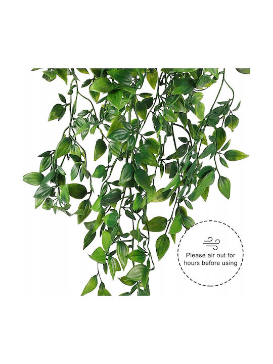 Dekorative künstliche Pflanze Grün 90cm 3Stück