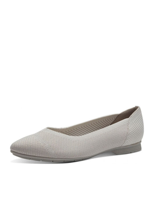 Damen Ballerinas in Gray Farbe