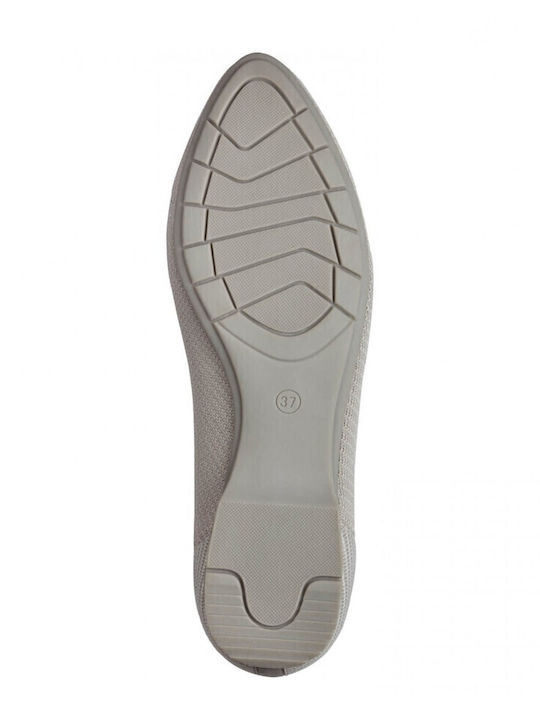 Damen Ballerinas in Gray Farbe