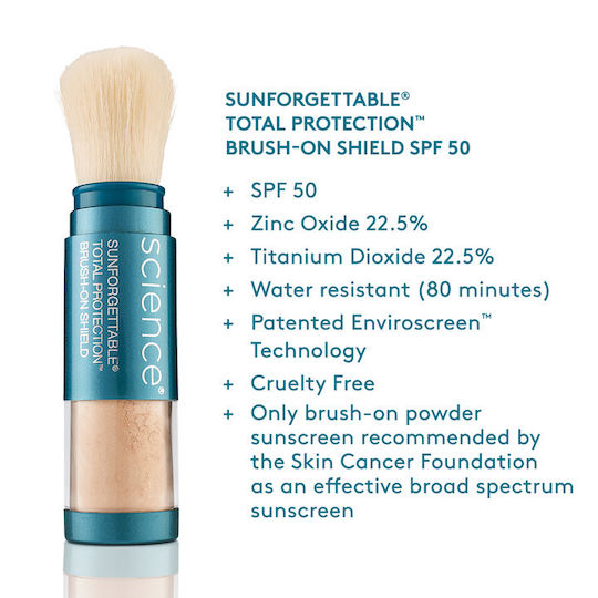 Colorescience Sunforgettable Total Protection Pinsel-Schutz Wasserdichtes Sonnencreme Körper SPF30 6gr