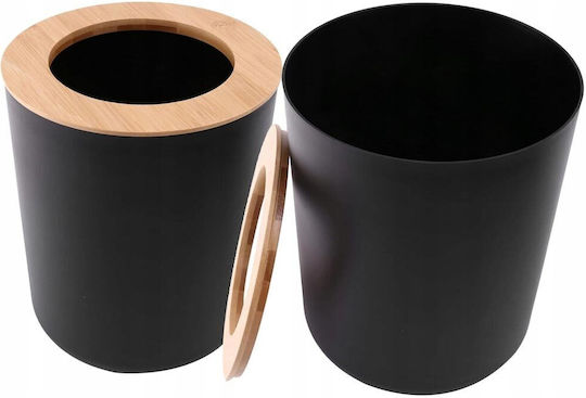Aria Trade Badezimmerzubehör-Set Kunststoff Schwarz 6 Stück