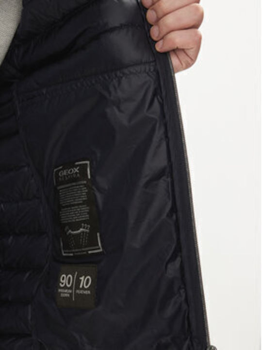 Sleeveless Winter Jacket Navy Blue