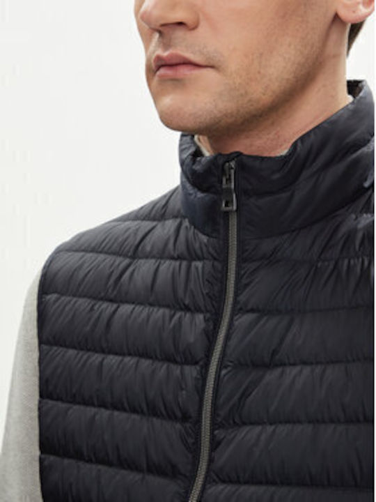 Sleeveless Winter Jacket Navy Blue