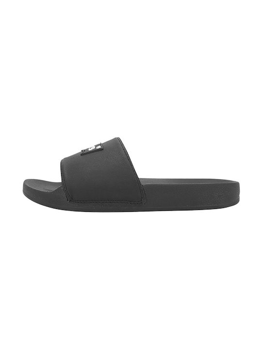 Levi's June Batwing Slides σε Μαύρο Χρώμα